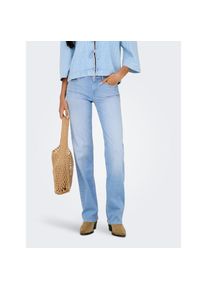 Only Straight-Jeans &raquo;ONLBLUSH MID STRAIGHT DNM REA828 NOOS&laquo; mittlere Leibh&ouml;he, gerade Beinform, helle Waschung