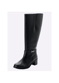 sheego Weitschaftstiefel schwarz, Gr&ouml;&szlig;e 40