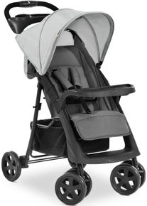 Kinder-Buggy hauck "Shopper Neo II, grey", Baby, grau, Aluminium, Polyester, Kinderwagen Kinder-Buggy, mit schwenk- und feststellbaren Vorderr&auml;dern;