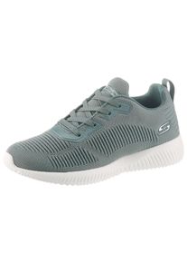 Sneaker Skechers "Bobs Squad - Tough Talk", Damen, Gr. 42, gr&uuml;n, Synthetik, Textil, Schuhe Sneaker, Freizeitschuh, Halbschuh, Schn&uuml;rschuh mit Skech-Knit