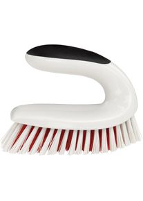 Reinigungsb&uuml;rste OXO GOOD GRIPS, wei&szlig;, H:10,1cm L:12,7cm, Kunststoff, Reinigungsb&uuml;rsten, Reinigungsb&uuml;rste, Allzweck-Fugenb&uuml;rste