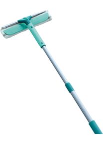 Fensterreiniger Leifheit "Classic Window Cleaner Telescope 155", blau (t&uuml;rkis), B:12cm H:121cm T:29cm, Fensterreiniger, Fensterreiniger, 3in1