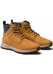Schn&uuml;rboots Timberland "KILLINGTON TREKKERMID LACE UP SNEAKER", Herren, Gr. 41,5, gelb (wheat), Leder, Synthetik, Schuhe Schn&uuml;rboots, Winterstiefel, Schn&uuml;rstiefel, Winterschuhe