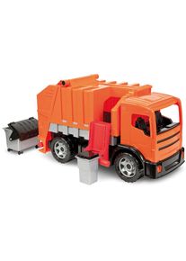 Spielzeug-M&uuml;llwagen LENA "Giga Trucks, M&uuml;llwagen", orange (orange, grau, schwarz), Spielzeugfahrzeuge, KinderT:64cm, Kunststoff, Spielzeug-M&uuml;llwagen, Made in Europe, T:64cm