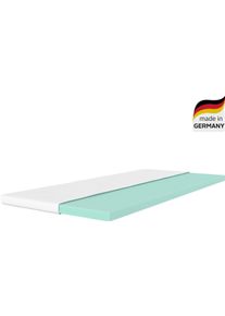Topper OTTO HOME "Aquam, Topper 90x200 cm,180x200 cm in 4 H&auml;rtegraden", wei&szlig; ((wei&szlig;)), B:90cm H:6cm L:200cm, Kaltschaum, Topper, Topper, Matratze, langlebige Qualit&auml;t (RG 37), Hausstauballergiker geeignet