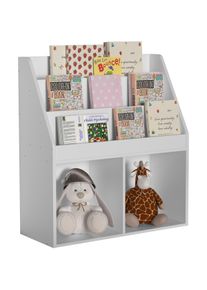 Standregal Vcm "Holz Kinderregal B&uuml;cherregal Kinder Regal Besira M", wei&szlig;, Regale, Standregal