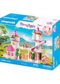 Konstruktions-Spielset Playmobil "Prinzessinnenschloss mit K&ouml;nigspaar (71845), Playmobil Princess Magic", bunt, Spielbausteine, Kinder, Kunststoff, Konstruktions-Spielset, Made in Germany