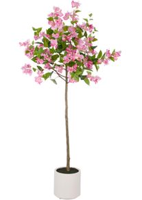 Kunstbaum Creativ green "Bougainvillea", pink (pink, creme), H:150cm, Kunststoff, Kunstpflanzen, Kunstbaum, mit zahlreichen Bl&uuml;ten