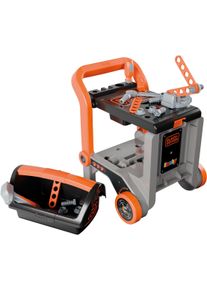 Spielwerkbank Smoby "Black+Decker Werkbank", bunt, Rollenspielzeug, KinderB:33cm H:59cm T:32cm, Kunststoff, Spielwerkbank, Made in Europe, B:33cm H:59cm T:32cm