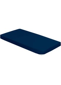 Spannbettlaken Bierbaum "Jersey", blau (marine), 1 Stk., Jersey, 140-160x190-220 30cm, Jersey, Obermaterial: 95% Baumwolle, 5% Elasthan, Bettlaken, Spannbettlaken, 95 % Baumwolle und 5 % Elasthan f&uuml;r optimale Weichheit und Dehnbarkeit