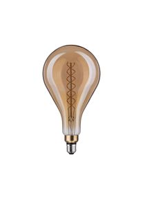 Paulmann LED-Leuchtmittel "BigDrop 200lm 1800K smoke 7W doppel spiral 230V Filament", gold (goldfarben), L:30cm &Oslash;:16cm, Leuchtmittel, LED-Leuchtmittel