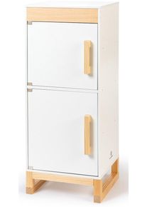 Kinder-K&uuml;hlschrank Musterkind "Ficus, wei&szlig;/natur", wei&szlig; (wei&szlig;, natur), Spielzeug-Haushaltsger&auml;te, KinderB:34cm H:83cm T:32cm, Kinder-K&uuml;hlschrank, B:34cm H:83cm T:32cm