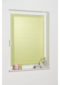 Plissee K-home "Siena" Gr. 6, gr&uuml;n, B:90cm H:150cm, Obermaterial: 100% Polyester, Plissees, Plissee