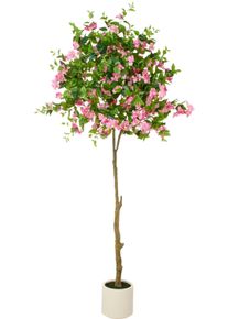 Kunstbaum Creativ green "Bougainvillea", pink (pink, creme), H:240cm, Kunststoff, Kunstpflanzen, Kunstbaum, mit zahlreichen Bl&uuml;ten