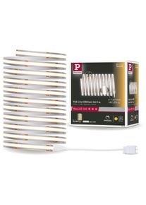 Paulmann LED-Streifen "MaxLED 500 Full-Line COB Basisset 3m Warmwei&szlig; 19W 1500lm 480LED 2700K", silber (silberfarben), Dioden 1.440 Stk. Flammen 1 Stk., Gesamtl&auml;nge 5,74m, Lichterketten, Basisset, LED-Streifen