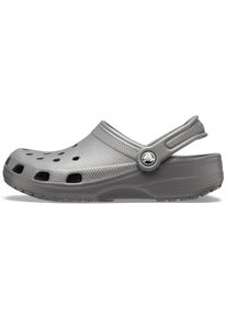 Clog Crocs "Classic", Herren, Gr. 46, grau, Croslite&trade;, Schuhe Clog, Sommerschuh, Gartenschuh, Poolslides, mit typischem Logo