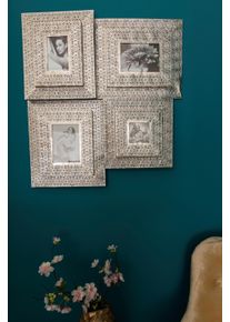 Bilderrahmen Collage "Jale", beige, B:75cm H:4cm T:65cm, Metall, MyFlair M&Ouml;BEL & ACCESSOIRES, Bilderrahmen, Bilderrahmen Collage, Fotorahmen