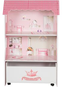 Puppenhaus Roba "Puppenvilla f&uuml;r Ankleidepuppen", rosa, Puppenh&auml;user, KinderB:64cm H:102cm T:32cm, MDF, Puppenhaus, B:64cm H:102cm T:32cm