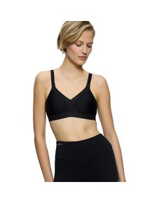 Sport-BH triaction by Triumph "Triaction Wellness N", Damen, Gr. 75, Cup C, schwarz, Single Jersey, Obermaterial: 77% Polyamid, 23% Elasthan (LYCRA), BHs Sport-BH, atmungsaktiv und hoher Support, Topseller