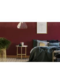 Beistelltisch KAYOOM "Pema, Minimalistisches Design, Passt zu jedem Einrichtungsstil", gold, B:40cm H:54cm T:40cm, 100% Edelstahl, Tische, Beistelltisch, minimalistisches Gestelldesign aus Edelstahl, runde Ablagefl&auml;che
