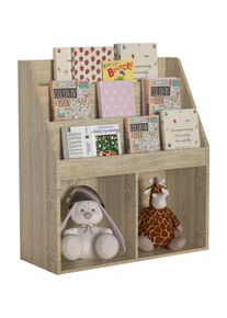 Standregal Vcm "Holz Kinderregal B&uuml;cherregal Kinder Regal Besira M", braun (honig, eiche), Regale, Standregal