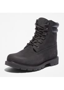 Schn&uuml;rboots Timberland "LINDEN WOODS 6 INCH LACE UP WATERPROOF BOOT", Damen, Gr. 41,5, schwarz, Leder, Schuhe Schn&uuml;rboots, Winterstiefel, Schn&uuml;rstiefel, Winterschuhe, wasserdicht