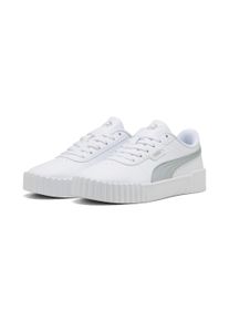 Sneaker Puma "CARINA 3.0 AQUA METALLICS", Damen, Gr. 41, wei&szlig; (Puma wei&szlig;, Puma silber), Schuhe Sneaker