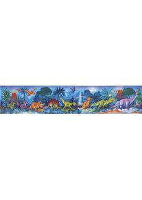 Puzzle HAPE "Dinosaurier", bunt, Puzzles, KinderB:150cm T:30cm, Papier, Pappe, Puzzle, leuchtet im Dunkeln, B:150cm T:30cm