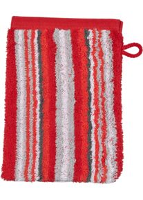 Waschhandschuh Ross "Sinfonie", rot (kirsche), B:16cm L:22cm, Frottier, Handt&uuml;cher, Waschhandschuh, 100 % Baumwolle