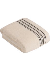 Saunatuch Vossen "Cult de Luxe", wei&szlig; (ivory), B:100cm L:150cm, Walkfrottee, Obermaterial: 100% Baumwolle, Handt&uuml;cher, Saunatuch, mit Glanzbord&uuml;re