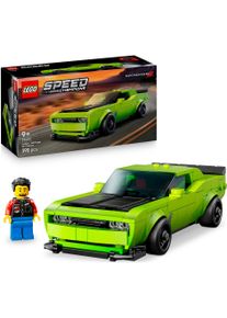 Konstruktionsspielsteine Lego "Dodge Challenger SRT Hellcat Sportwagen (77237), Lego Speed Champions", bunt, Spielbausteine, Kinder, Kunststoff, Konstruktionsspielsteine, Made in Europe