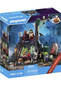 Konstruktions-Spielset Playmobil "Gespenstische Ruine (71651)", bunt, Spielbausteine, Kinder, Kunststoff, Konstruktions-Spielset, Made in Europe