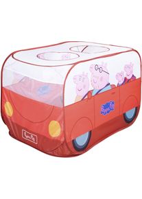 Spielzelt Roba "Peppa Pig Pop Up Spielbus", rot, Spielzelte, KinderB:75cm H:75cm L:120cm, Polyester, Spielzelt, B:75cm H:75cm L:120cm