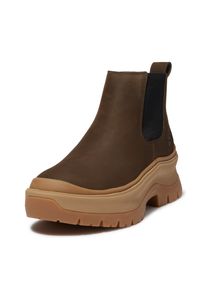 Chelseaboots Timberland "ROXIE LANEMID CHELSEA BOOT", Damen, Gr. 42, schwarz braun nubuck, Leder, Schuhe Chelseaboots, Stiefelette, Winterschuhe, Ankle Boots