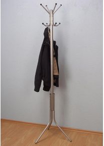Garderobenst&auml;nder Inosign "TOPSELLER", grau (alufarben), B:41cm H:178cm T:44cm, Stahl, Garderobenst&auml;nder, Garderobenst&auml;nder, Ma&szlig;e (B/T/H): 41/44/178 cm