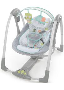 Babyschaukel Ingenuity "Swing'n Go, Hugs & Hoots", Baby, grau, Kunststoff, Metall, Stoff, Babywippen Babyschaukel, tragbar