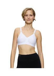 Sport-BH triaction by Triumph "Triaction Wellness N", Damen, Gr. 85, Cup E, wei&szlig;, Single Jersey, Obermaterial: 77% Polyamid, 23% Elasthan (LYCRA), BHs Sport-BH, atmungsaktiv und hoher Support