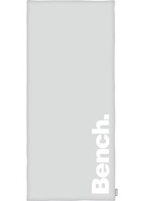 Strandtuch Bench. "Bench", grau, B:80cm L:180cm, Velours, Obermaterial: 100% Baumwolle, Handt&uuml;cher, Strandtuch, mit dekorativem "Bench" Schriftzug