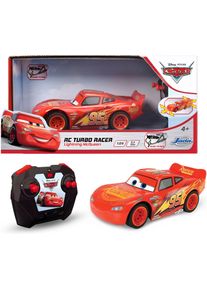 RC-Auto DICKIE TOYS "RC Cars 3 Lightning McQueen Turbo Racer, 2,4GHz", rot, Fernlenkfahrzeuge, Kinder, Kunststoff, RC-Auto