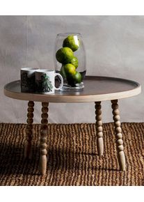 Couchtisch Home Affaire "Kayakalp", orange (mango), B:60cm H:35cm T:35cm, Tische, Couchtisch, Massivholz Mango, Handarbeit