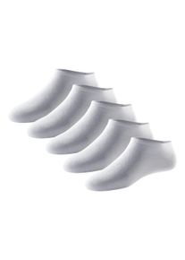 Sneakersocken Schiesser "Socken Blue Bird 5er Pack", Herren, Gr. 39-42, braun (wei&szlig;), Obermaterial: 77% Baumwolle CO. 22% Polyamid PA. 1% Elasthan EL., Socken Sneakersocken