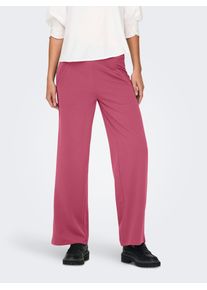 Jacqueline de Yong Schlupfhose JDY "JDYLOUISVILLE CATIA WIDE PANT JRS NOOS", Damen, Gr. XS (34), L&auml;nge 30, malaga, Jersey, Obermaterial: 95% Polyester, 5% Elasthan, unifarben, relaxed fit lang, Hosen Schlupfhose, Materialmix
