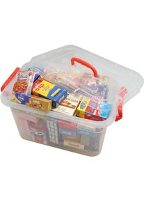 Kaufladensortiment Tanner "Big Value Box inklusive vielerlei Markenminiaturen", bunt, Kaufladensortimente, Kinder, Kunststoff, Papier, Kaufladensortiment, Made in Germany