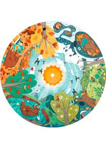 Puzzle HAPE "Vier Jahreszeiten", bunt, Puzzles, KinderB:34cm T:30cm, Kunststoff, Pappe, Puzzle, mit Lichteffekt, B:34cm T:30cm