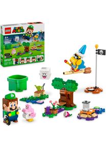 Konstruktionsspielsteine Lego "Abenteuer mit dem interaktiven Lego Luigi&trade; (71440), Lego Super Mario", bunt, Spielbausteine, Kinder, Kunststoff, Konstruktionsspielsteine, Made in Europe