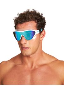 Schwimmbrille arena "THE ONE MASK MIRROR", wei&szlig; (blau, wei&szlig;, b), Sportbrillen, Schwimmbrille