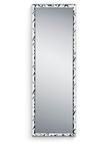 Spiegel Mirrors and More "Hanni", silber (silberfarbig), B:50cm H:150cm T:2,5cm, Kunststoff, Spiegel, Spiegel, Horizontal und vertikal montierbar