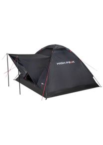 Kuppelzelt High Peak "Zelt Beaver 3", schwarz, Zelte, B/H/L: 180cm x 120cm x 200cm, Kuppelzelt, B:180cm H:120cm L:200cm