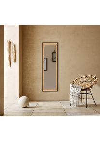Spiegel Mirrors and More "Branda", braun (artisan eiche), B:50cm H:150cm T:2,7cm, MDF, Spiegel, Spiegel, Wandspiegel