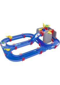Wasserbahn AquaPlay "AquaPlay Harbour", blau, Wasserbahnen, Kinder, B/H/L: 93cm x 40cm x 128cm, Kunststoff, Wasserbahn, Made in Germany, B:93cm H:40cm L:128cm